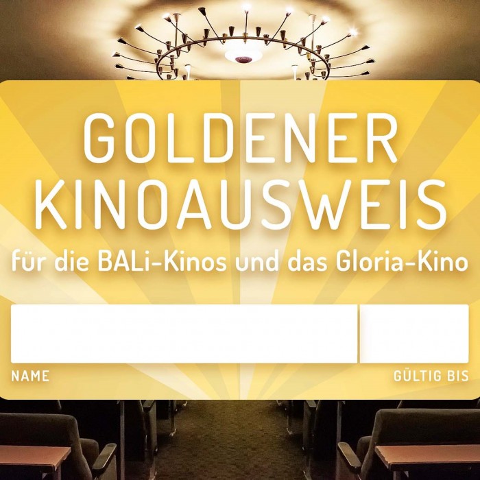 Unterstützung für zwei unserer Festivalkinos BALiKino und Gloria Kino